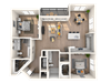 B6 Floor Plan B6 Floor Plan | The District at Rosemary